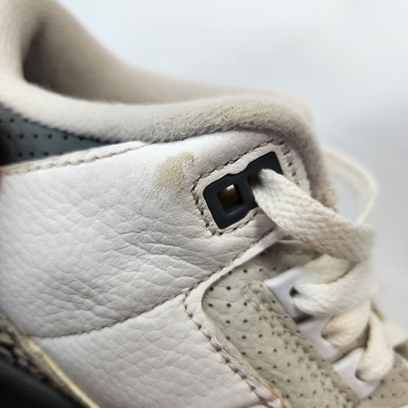 Nike Air Jordan 3 Retro GS Shoes Kids 6Y White Cement Hide N Sneak DX6665 100 - Picture 9 of 12